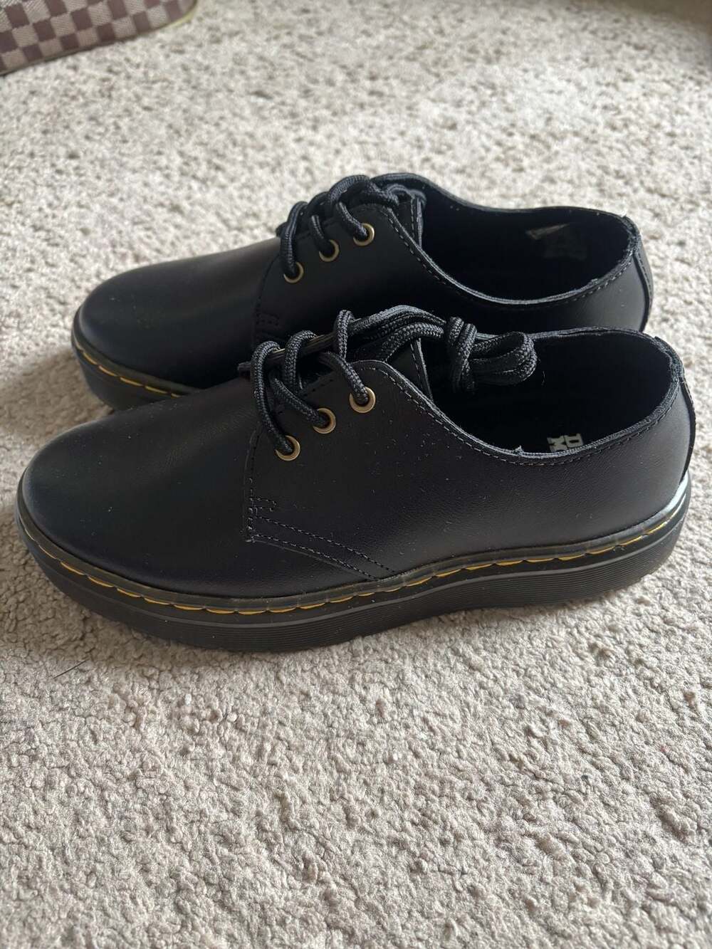 Dr. Martens Zavala Black 3-Eye Oxford Shoes UK 3 / US M 4 / US L 5